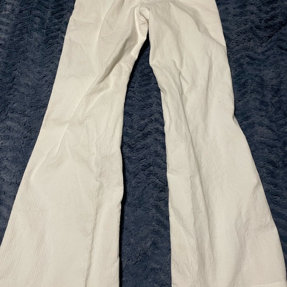 Gap corduroy 70s flare leg white pants size 0 - Picture 5 of 6